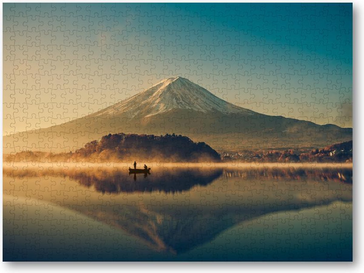 Mount Fuji bij Kawaguchimeer
