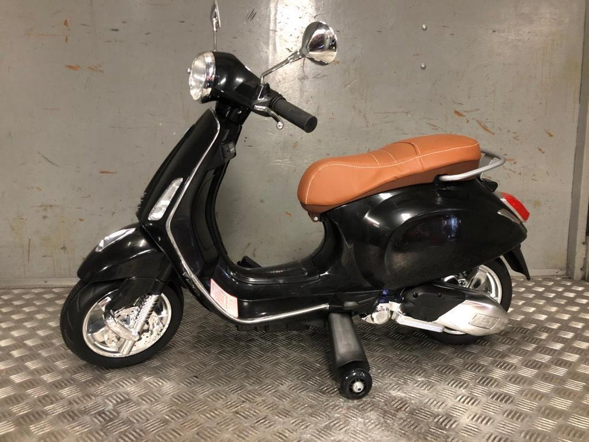 Elektrische kinder Vespa Primavera 12 volt elektrische kinderscooter met muziek
