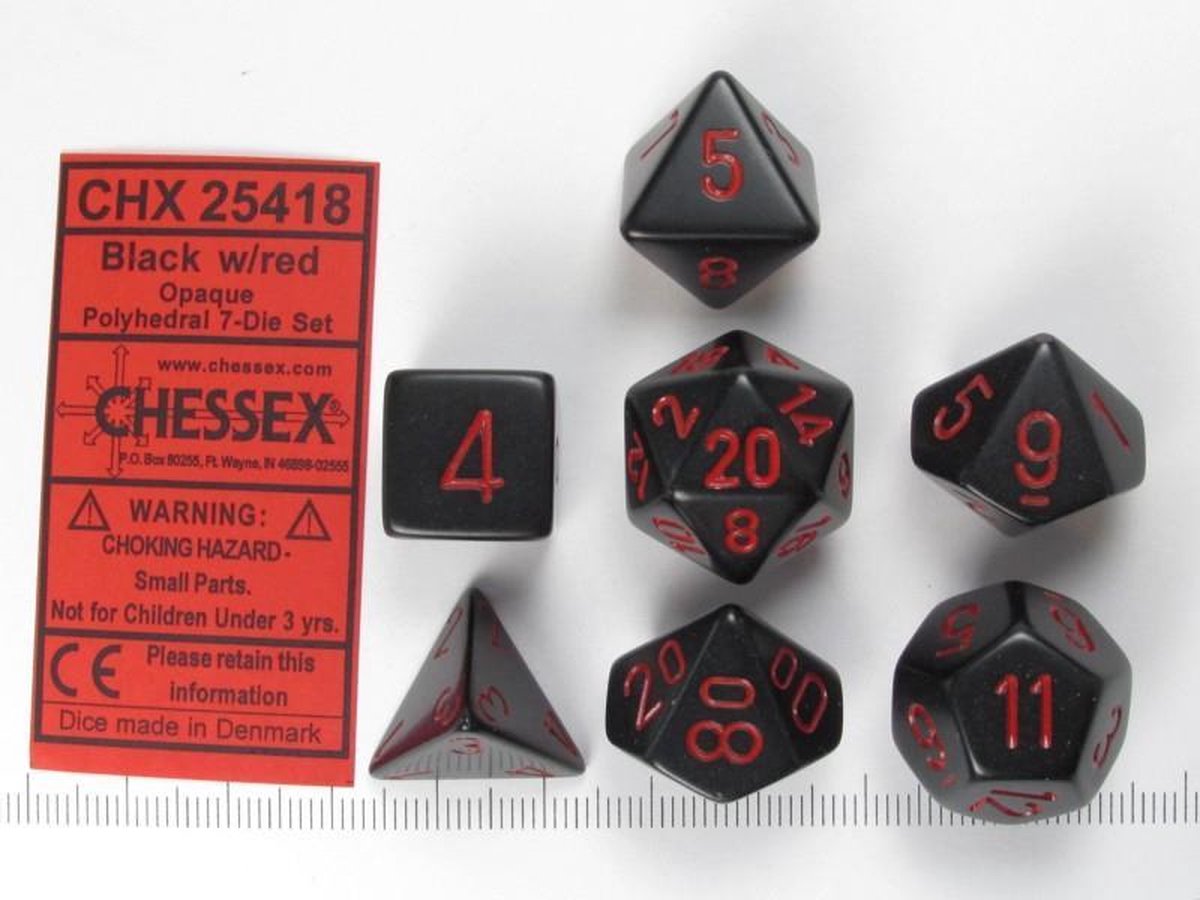 Chessex dobbelstenen set