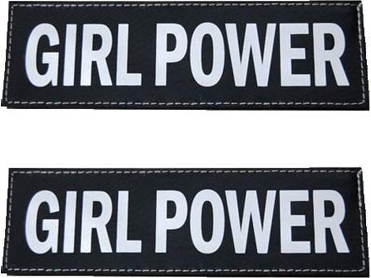 Ezydog Harnas Side Patch - Girlpower - 5x16 cm