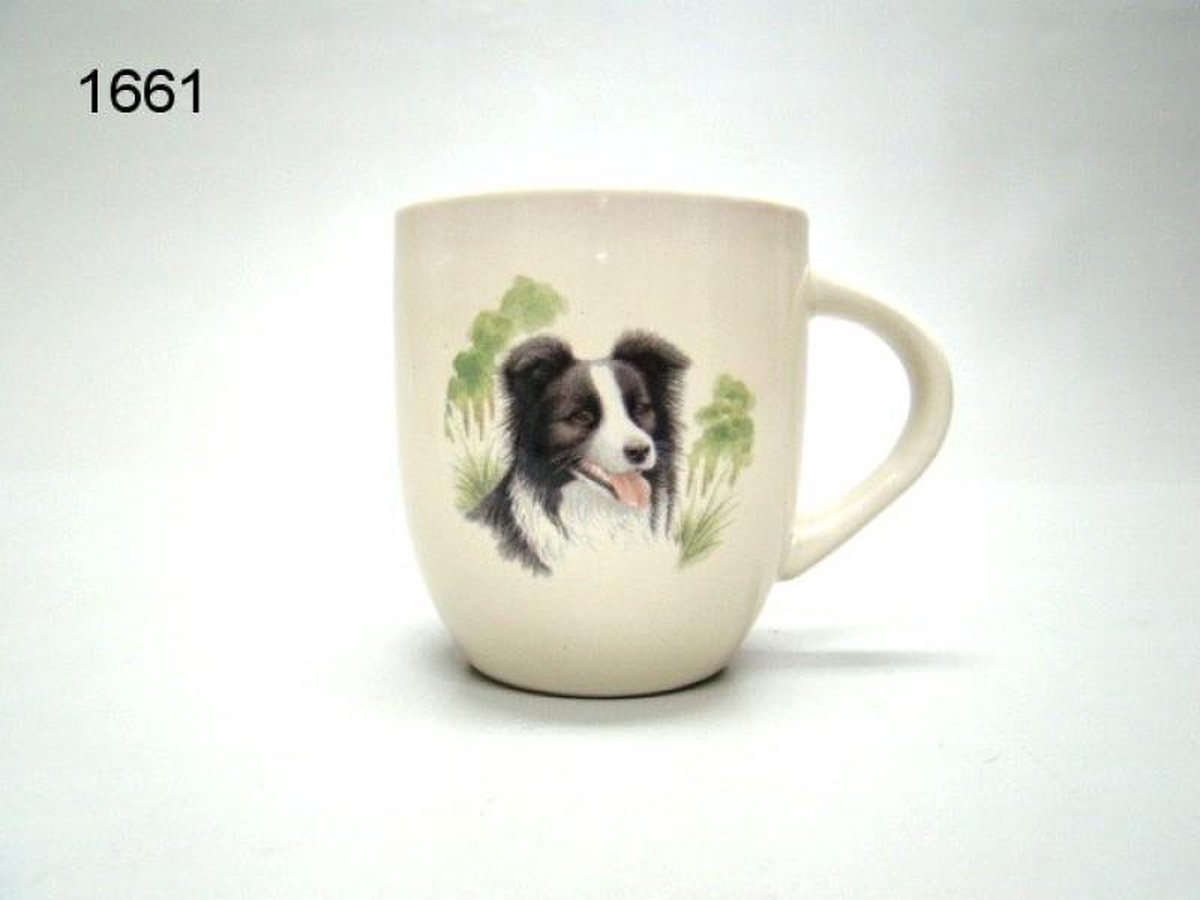 Kleine mok hond bordercollie
