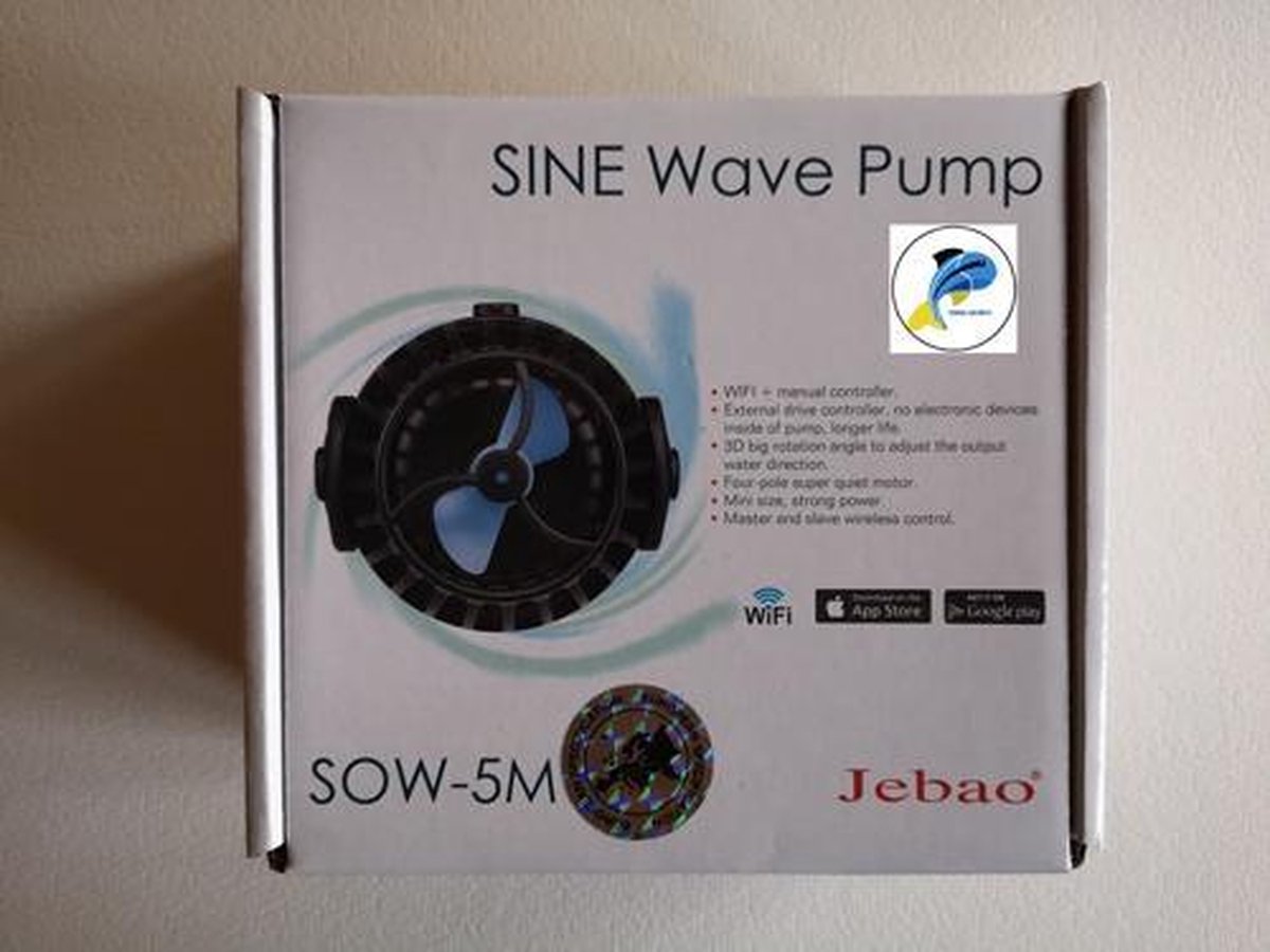 Stromingspomp Aquarium Jecod SOW-5 M Wifi Controlled