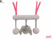 Steff konijntje "Rabbit" activiteitenspeeltje roze