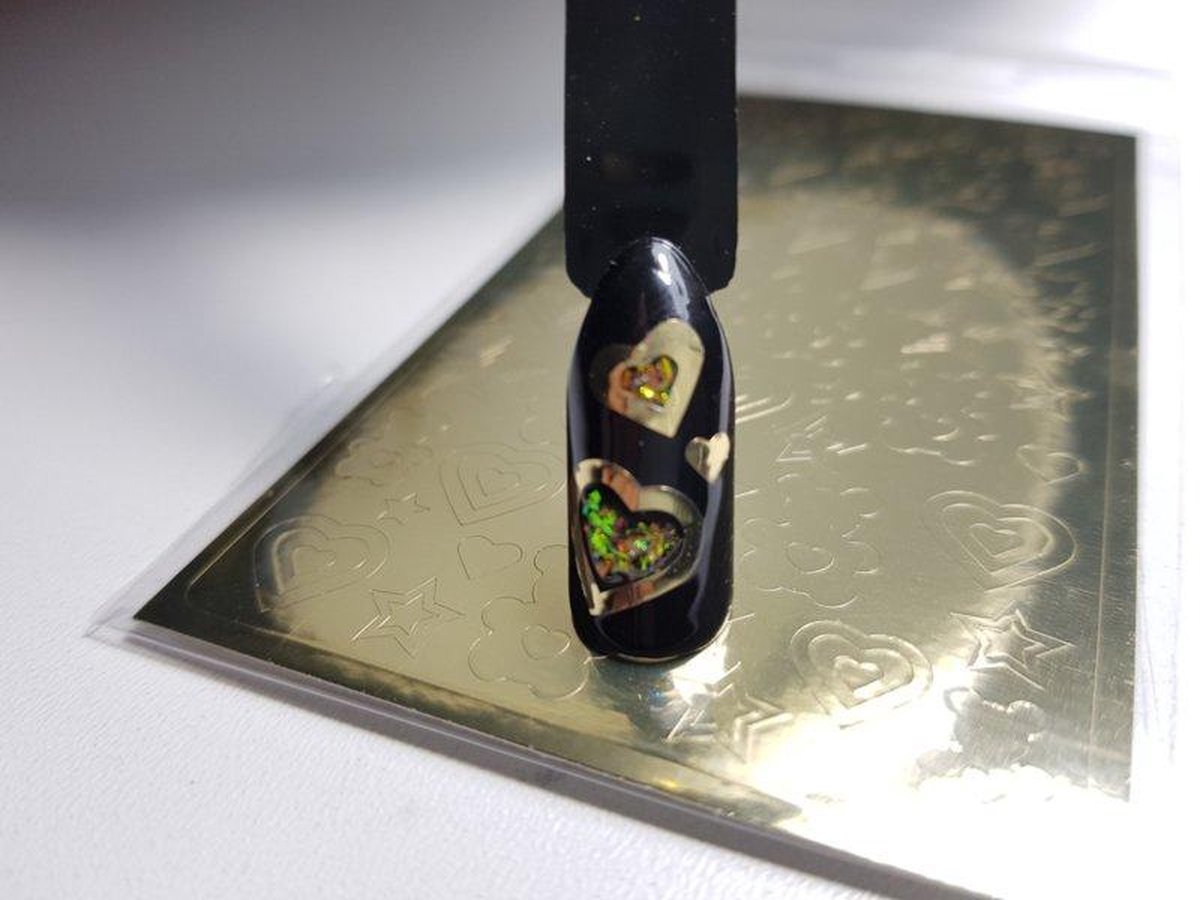 Korneliya StickOn nr 200 Goud Sterren / Harten / Beertjes