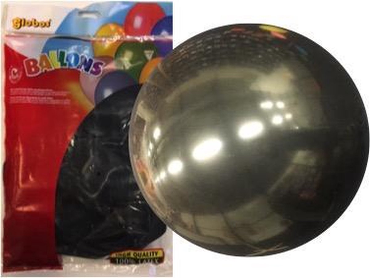 Ballonnen Zwart - Groot - 91cm (6 stuks)