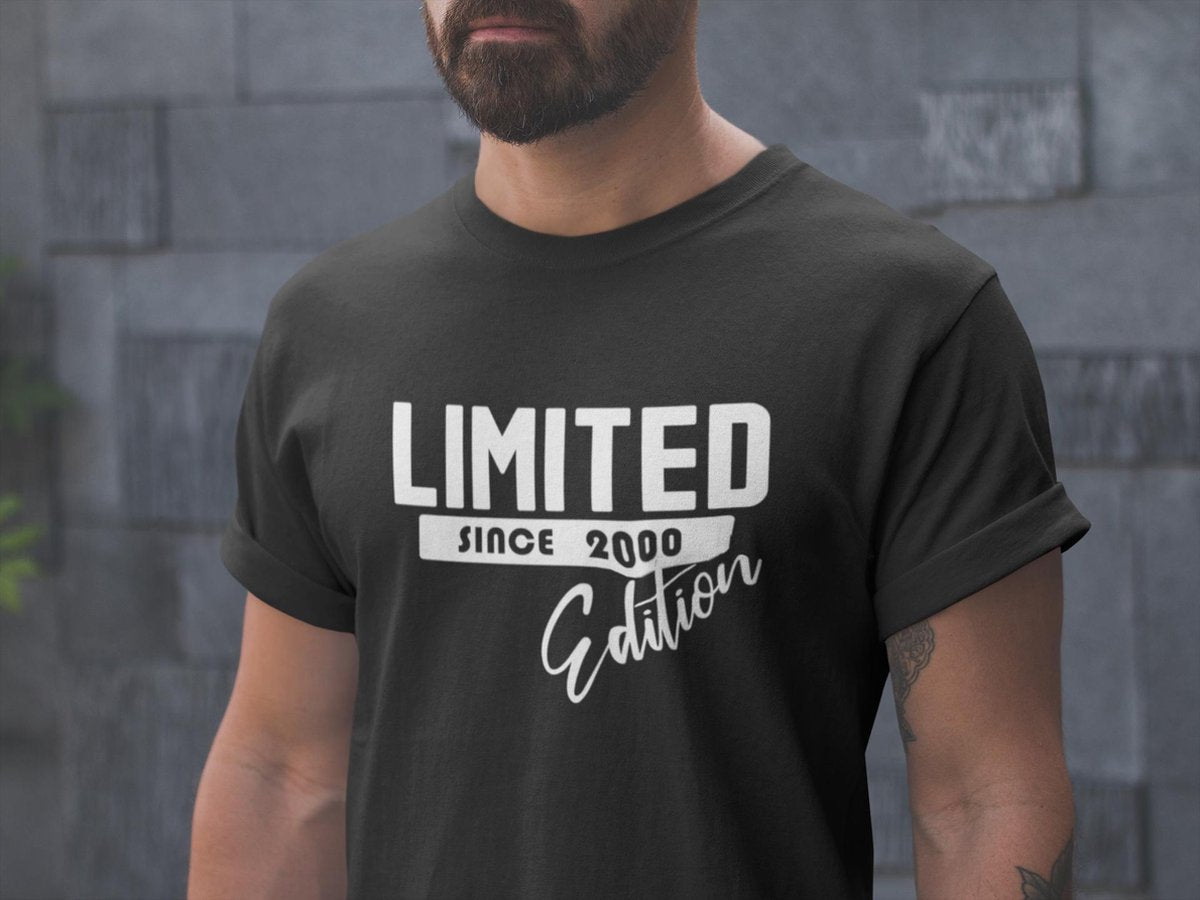 20 JAAR T SHIRT | VERJAARDAG | Vintage Limited Edition 1999 | Kado Cadeau Tip | Voor Mannen en Vrouwen | Unisex | Maat XL