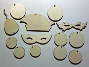 carnaval kleur set