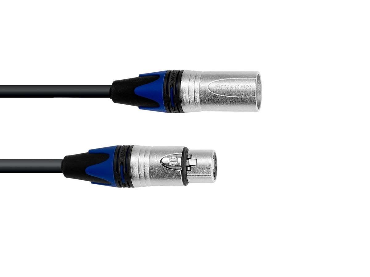 PSSO DMX kabel XLR COL 3pin 5m bk Neutrik