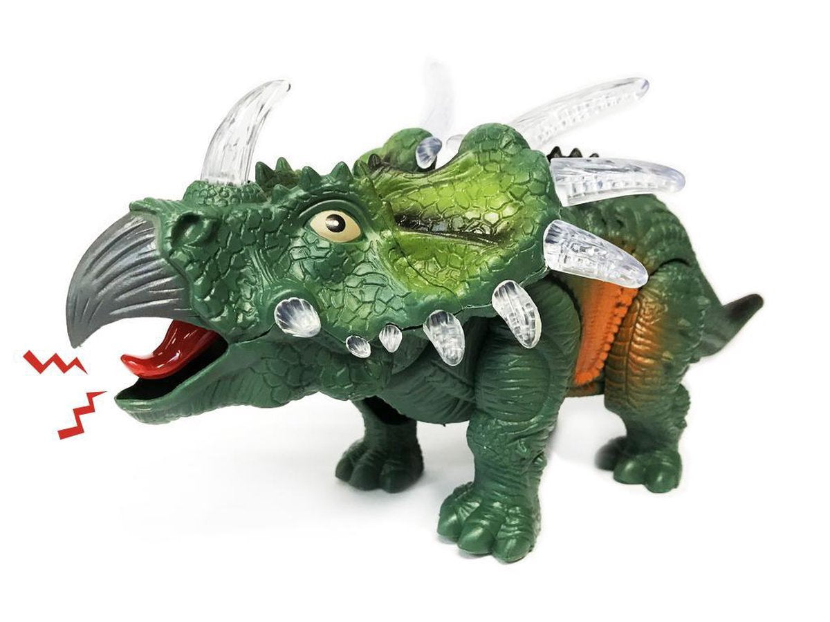 DINOSAURUS speelgoed - CERATOPIA - met licht en Dino geluid 35CM (incl. batterijen)
