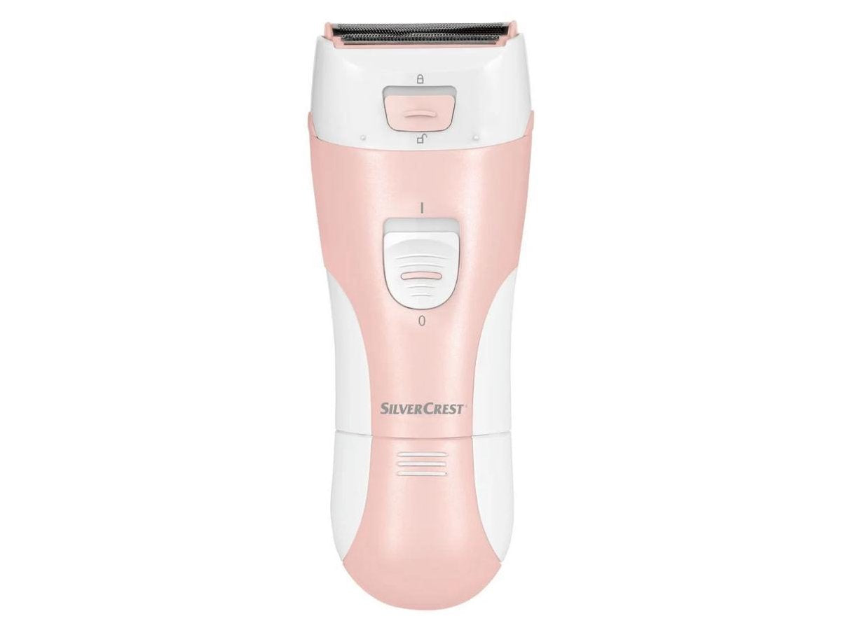 Silvercrest Ladyshave - Draadloos gebruik en zowel nat als droog te gebruiken - Gebruiksduur: 35 minuten - Zacht scheren dankzij 2 flexibel opgeborgen scheermesjes - ideaal voor gevoelige huidgebieden