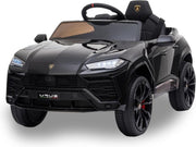 Lamborghini elektrische kinderauto - Urus - Zwart - 12V accu - Openslaande deuren