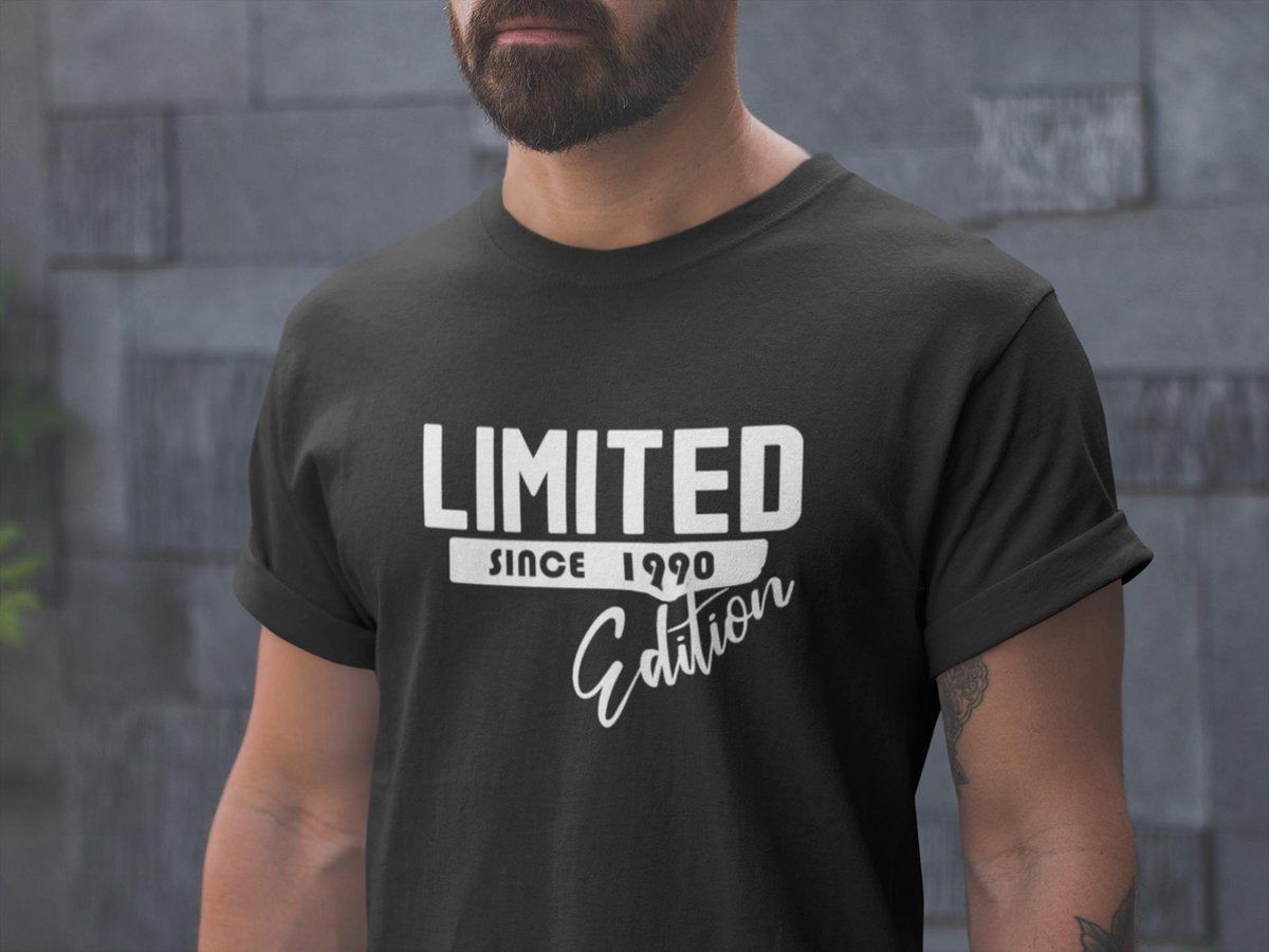 30 JAAR T SHIRT | VERJAARDAG | Vintage Limited Edition 1990 | Kado Cadeau Tip | Voor Mannen en Vrouwen | Unisex | Maat M