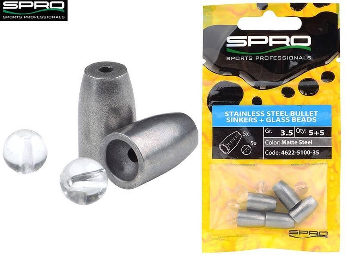 Spro Stainless Steel Bullet Sinker - 5.3 gram