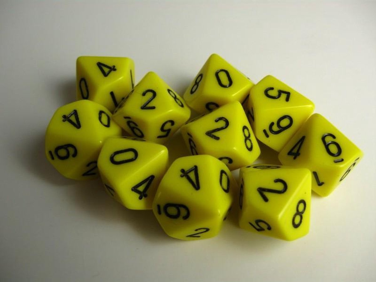 Chessex dobbelstenen set