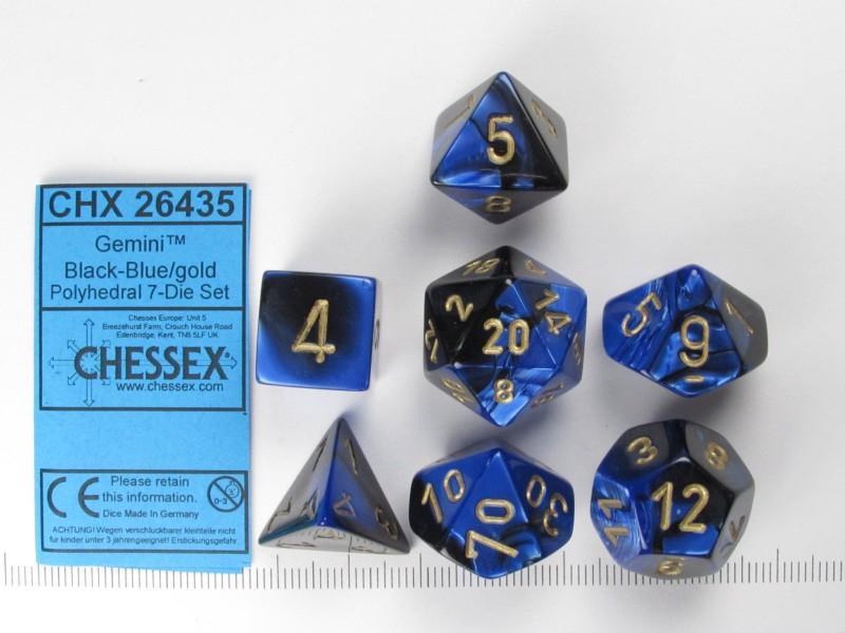 Chessex dobbelstenen set