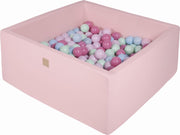 Ronde Ballenbak set incl 200 ballen 90x30cm - Licht Roze: Mint