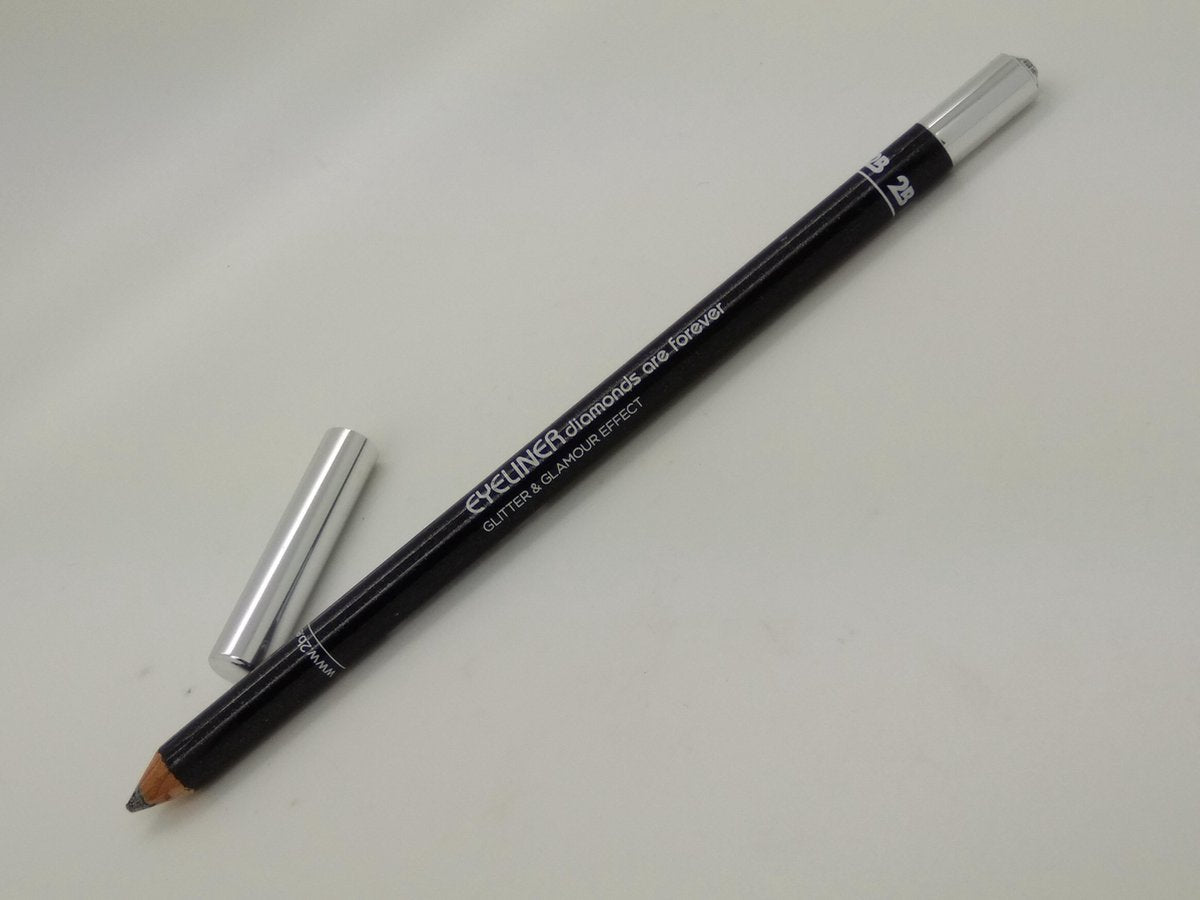 2B Eyeliner diamonds are forever  glitter&glamour effect  dark black