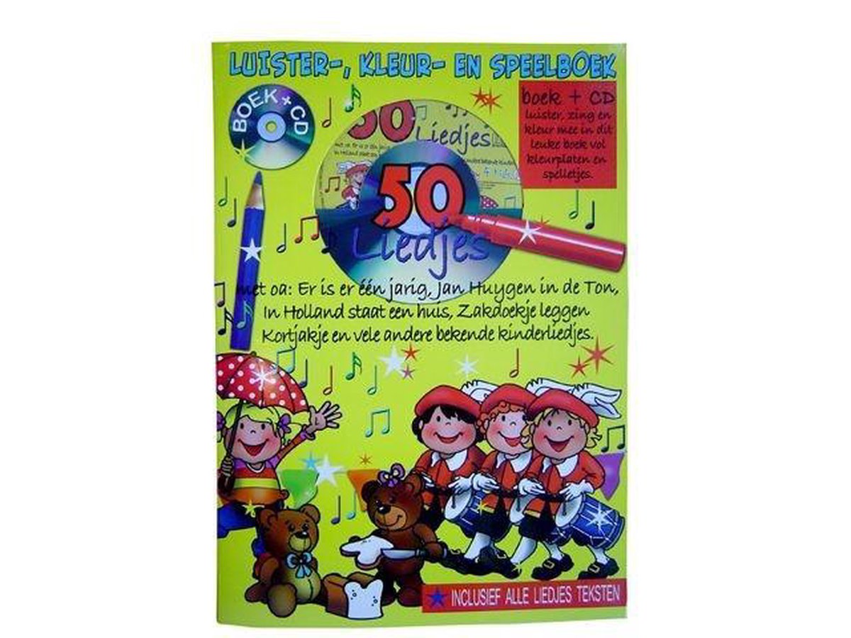 Kleur- en Liedjesboek + CD