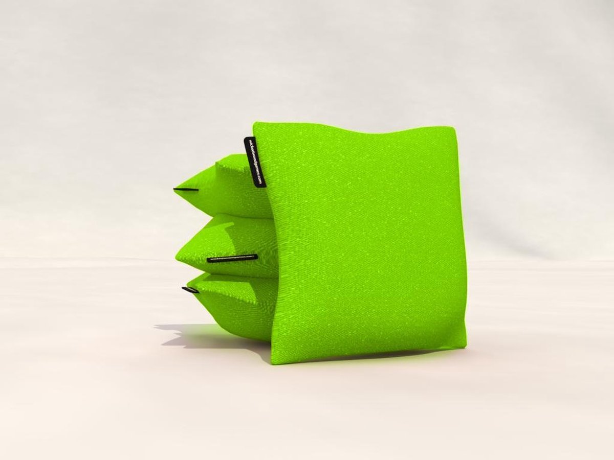 Officiële Cornhole Zakjes / Bags - 1x4 stuks - Groen
