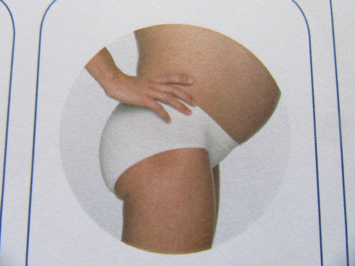 Cantaloop slip onder de buik M wit