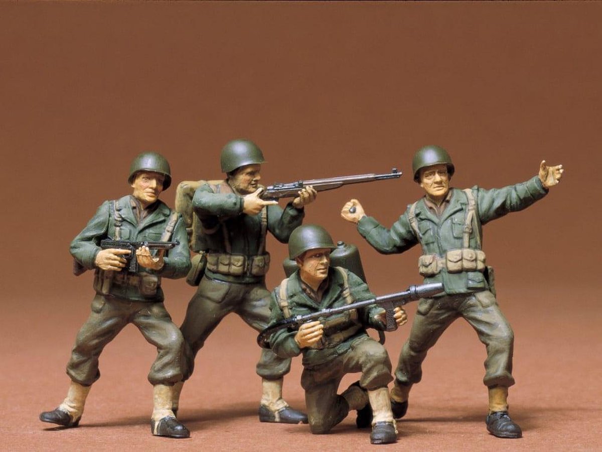 Tamiya U.S. Army Infantry + Ammo by Mig lijm