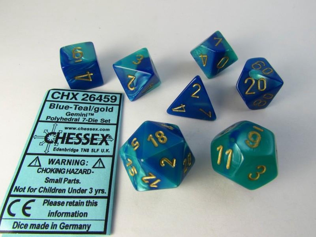 Chessex dobbelstenen set