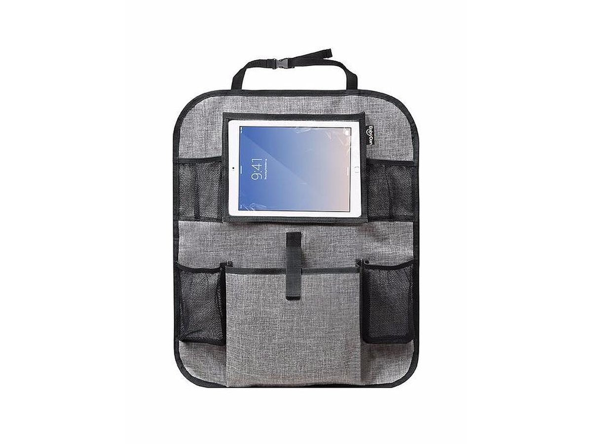 BabyDan De Luxe Autostoel Organizer Voor Tablet - Grijs