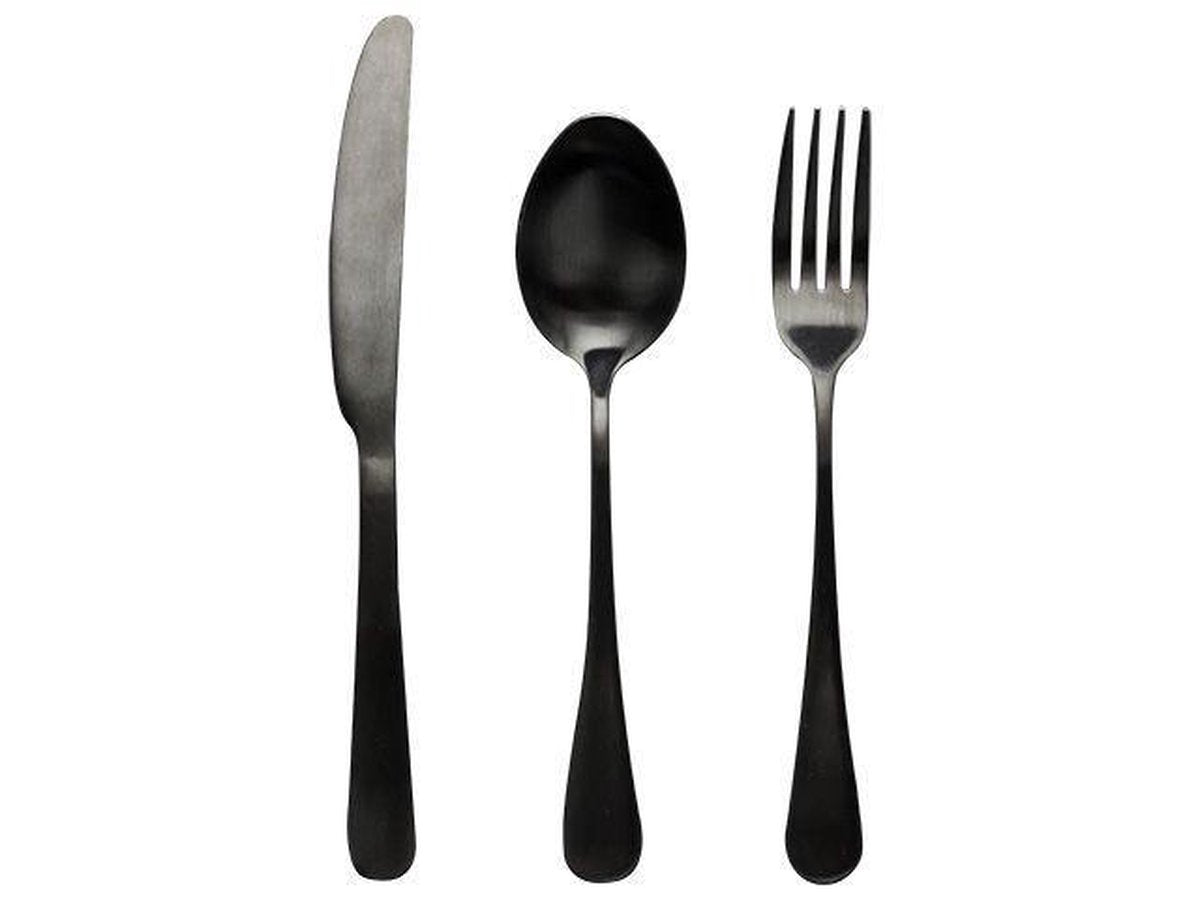 Gusta Bestek Set 3dlg-Mat Zwart