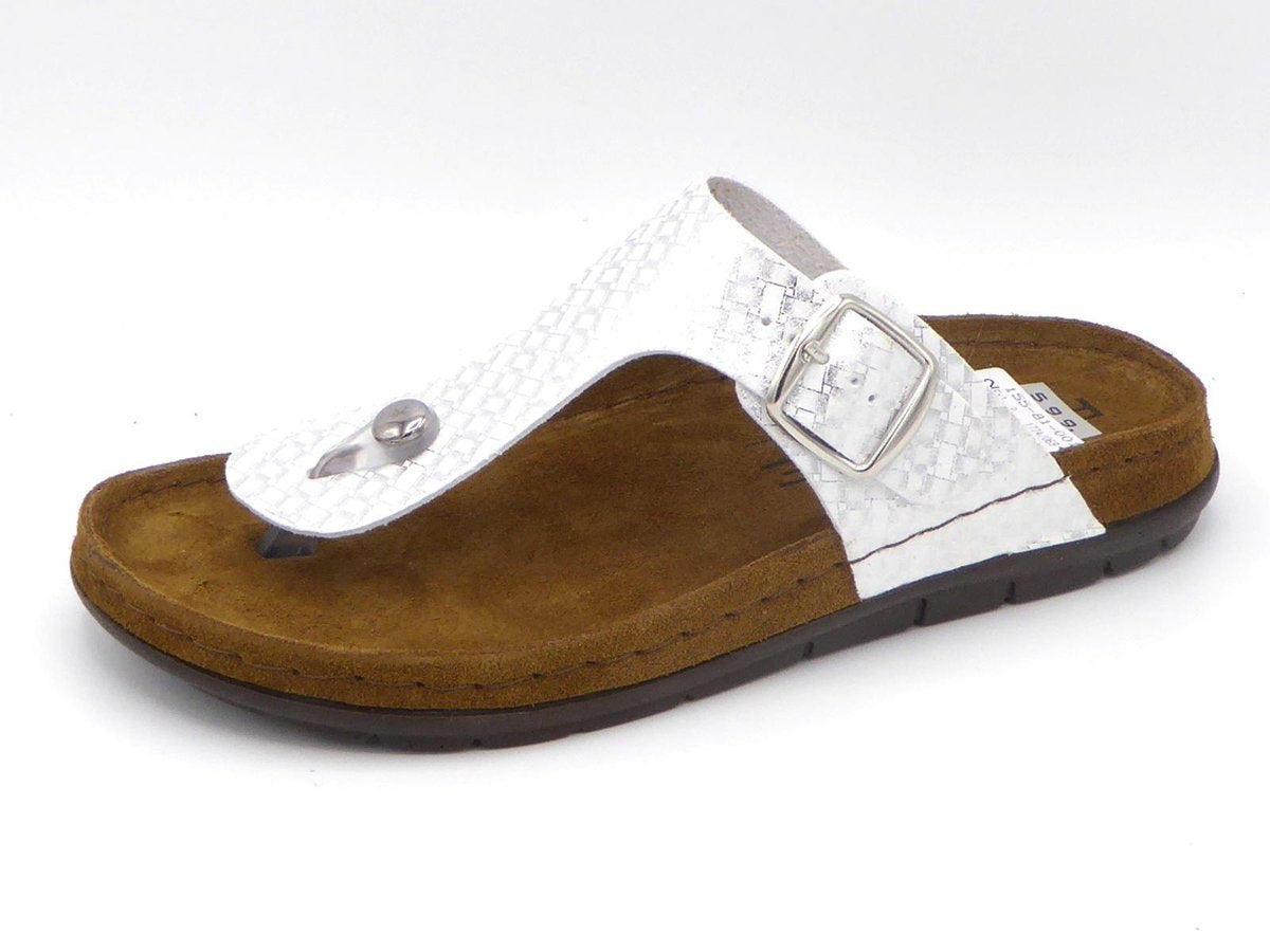 Rohde Dames Slipper 5668-89 Zilver - Maat 37
