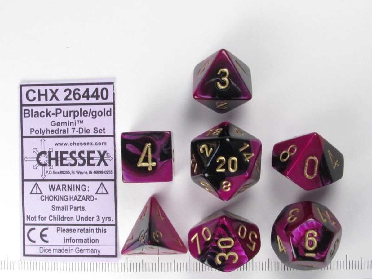 Chessex dobbelstenen set