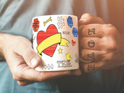 Bitten Colour Me In Mug