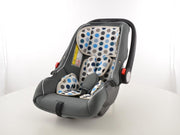 Autostoeltje kinderzitje autostoel zwart / wit / blauw groep 0+