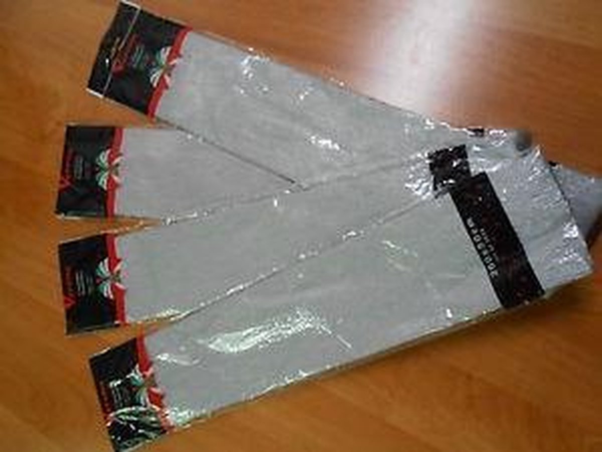 Crèpepapier-zilver-Set-Pakket-4 stuks