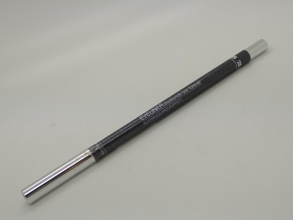 2B Eyeliner diamonds are forever  glitter&glamour effect  dark silver