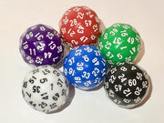 FlexJuf 60 - kantige dobbelsteen D60 met 60 zijden