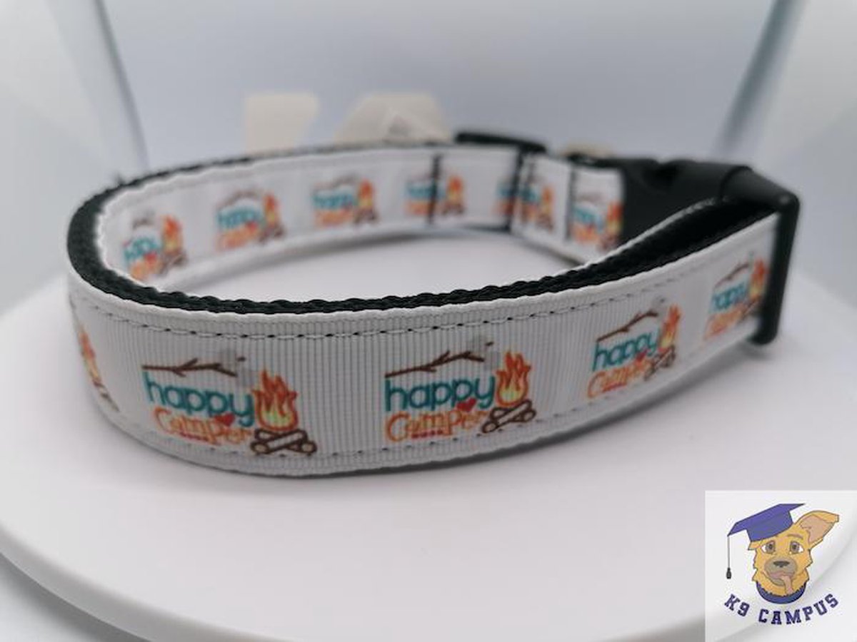 Halsband Happy Camper: maat L