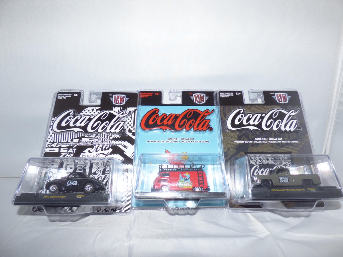 Coca Cola Voertuigen Set M2 Machines