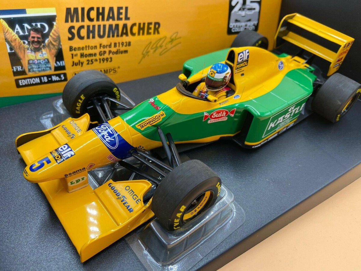 Formule 1 Benetton Ford B193 #5 German GP 1993 - 1:18 - Minichamps