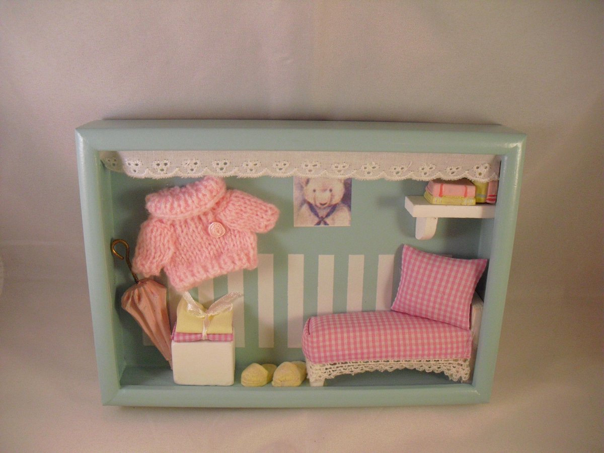Houten 3D kinderkamer schilderij