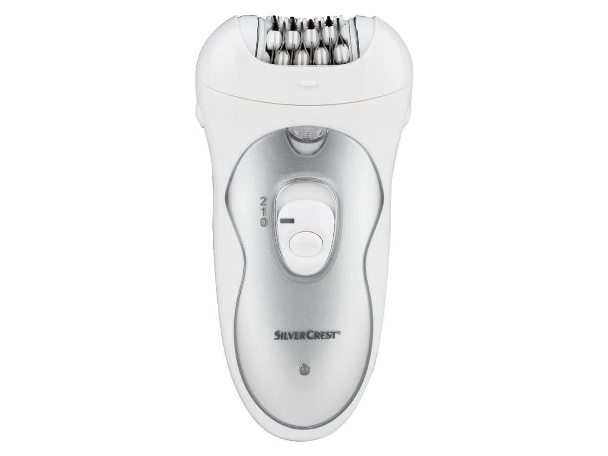 SILVERCREST® Epileerapparaat - 32 RVS pincetparen - 2 snelheidsstanden - Massagerol-hulpstuk voor een aangenaam gevoel bij het epileren
