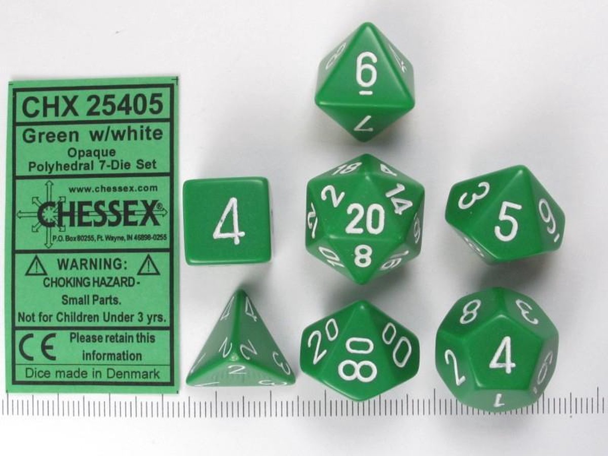 Chessex dobbelstenen set