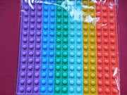 FIDGET TOYS - POP IT - XXL GROOT FORMAAT - VIERKANT - 30x30cm MULTI COLOR