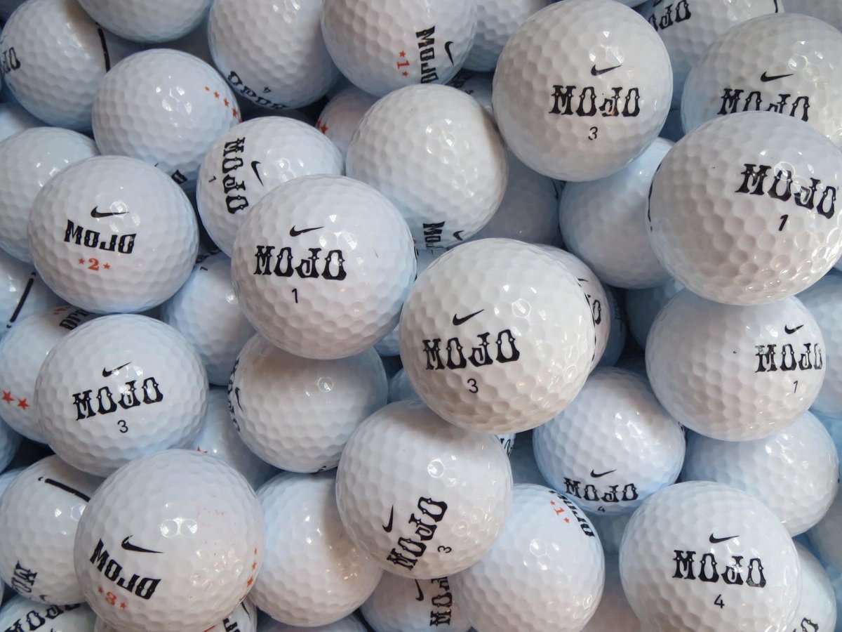 Golfballen gebruikt/lakeballs Nike Mojo AAAA klasse 50 stuks.