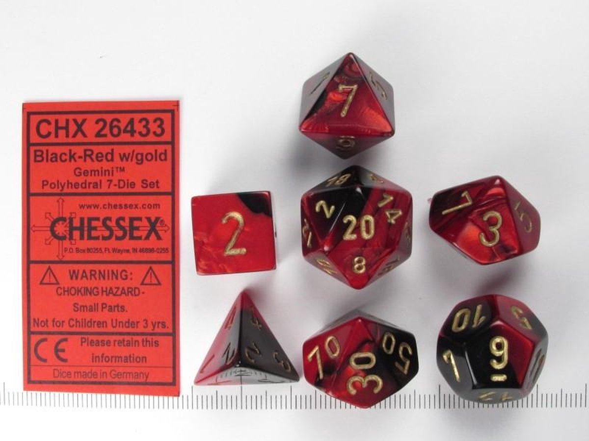Chessex dobbelstenen set