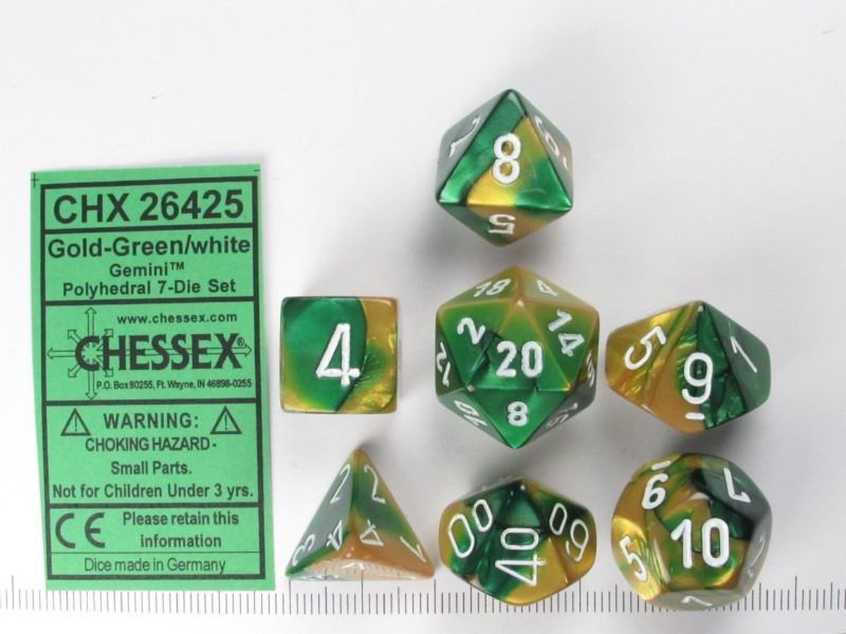 Chessex dobbelstenen set