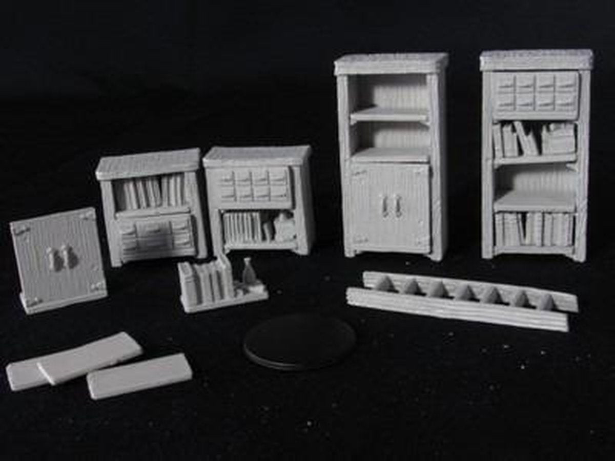 WizKids Deep Cuts Unpainted Miniatures: Archivist Library