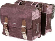 Dubbele fietstas Basil Boheme Carry All  35 liter 35 x 15 x 37 cm - rood