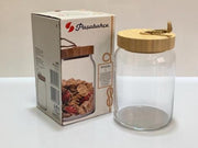 Pasabahce Woody – Voorraadpot Met Bamboe Deksel – 860 ML