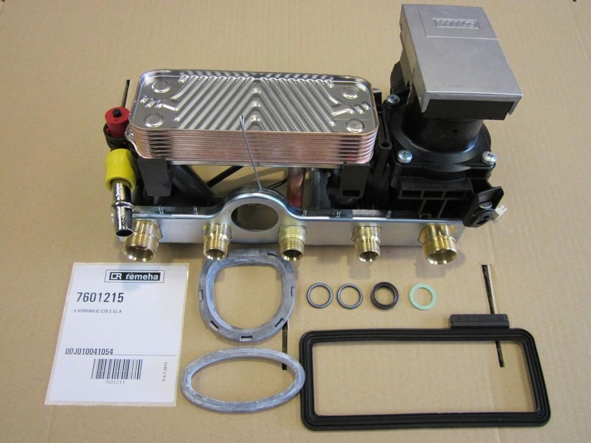 Remeha Tzerra(Plus) hydroblokset compleet t.b.v. 28kW t.b.v. 28C(28kW)