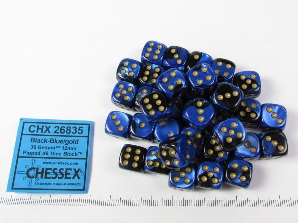 Set 36 st. 6-zijdig 12mm